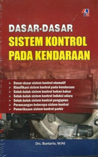 DASAR DARAS SISTEM KONTROL PADA KENDARAAN.